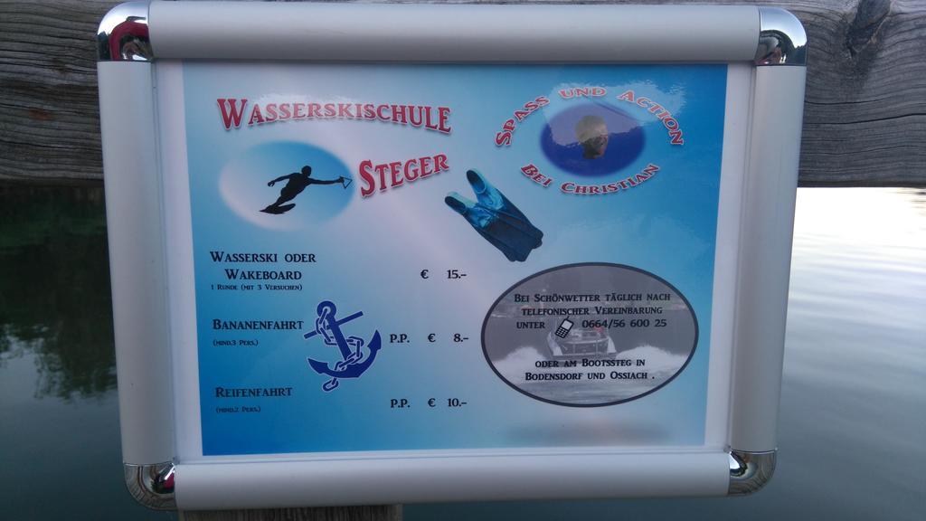 Ferienwohnung Christian Am Ossiachersee Bodensdorf Exterior foto